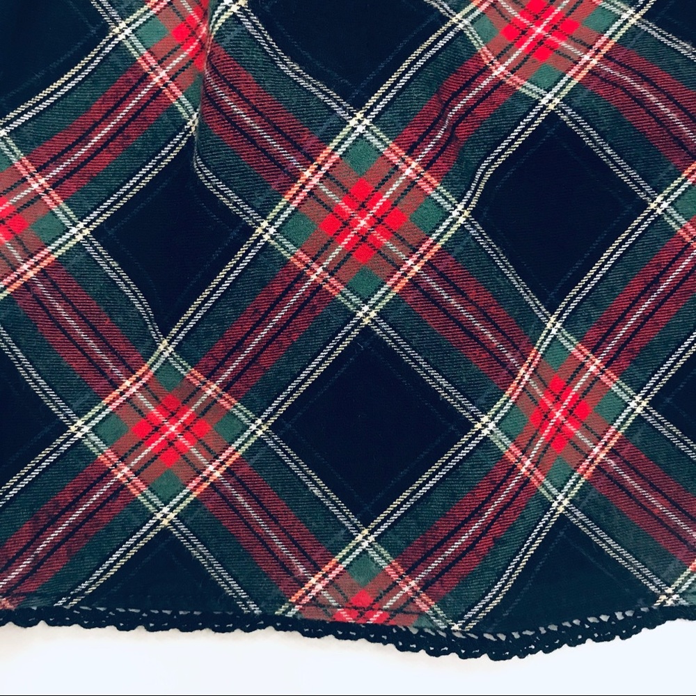 Oshkosh B’gosh Vintage Flannel Plaid Dress Toddler - Picture 2 of 4
